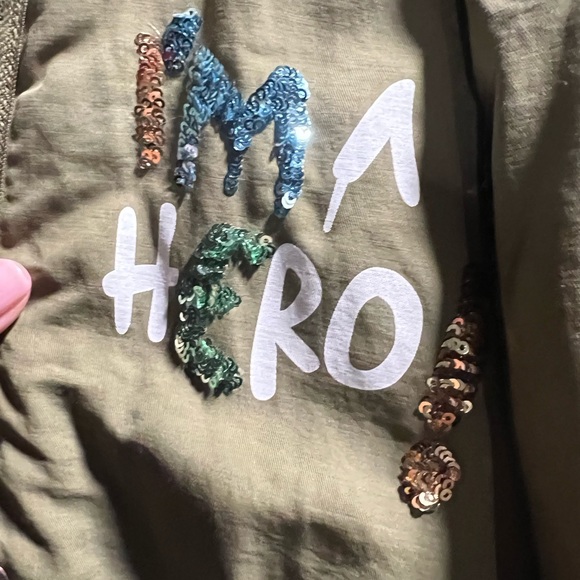 ZARA girls embellished sequin jacket Sherpa - Picture 3 of 8